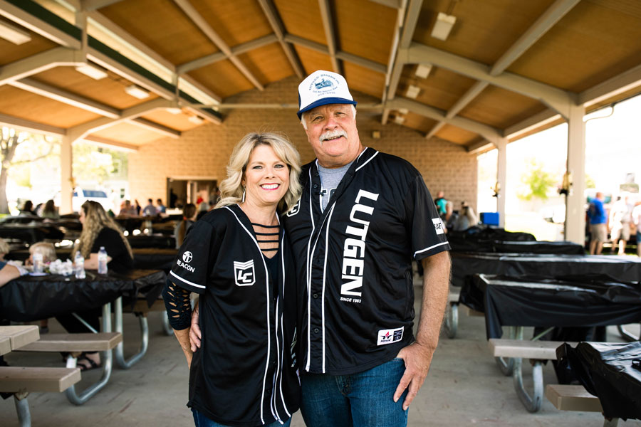 John and Lisa Lutgen at Lutgen Companies' 40th Anniversary Party