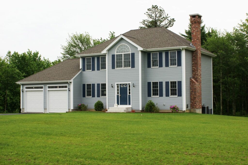 Custom exterior construction on a residential home by Lutgen Companies in Central Minnesota