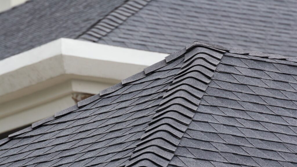 Long lasting asphalt shingle roofing.