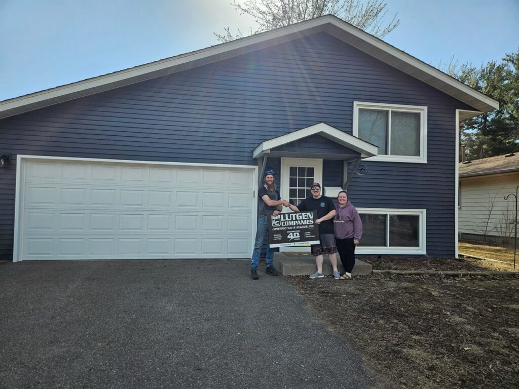 Anoka siding replacement with indigo vinyl siding