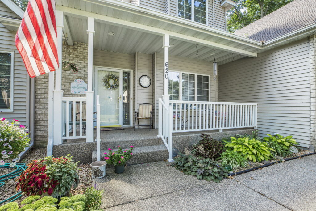 New door installation on a home